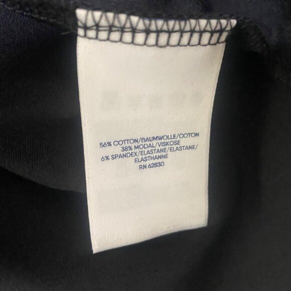 NWT Lands End Top Womens Size 1X Black Long Sleeve V-Neck Lightweight Stretch Fa - Picture 3 of 14